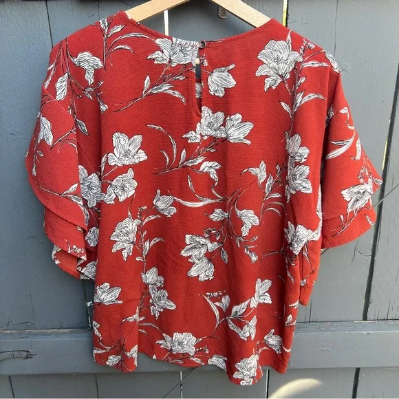 Bobeau Boxy Short Sleeve Blouse - Picture 3 of 5